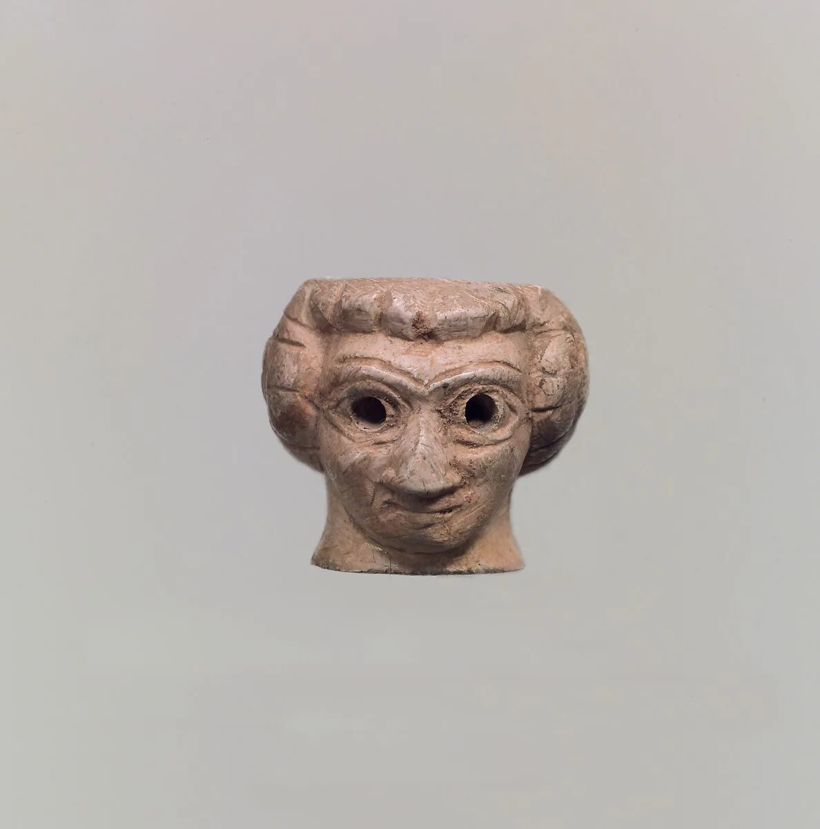 Furniture element: human head — Unknown