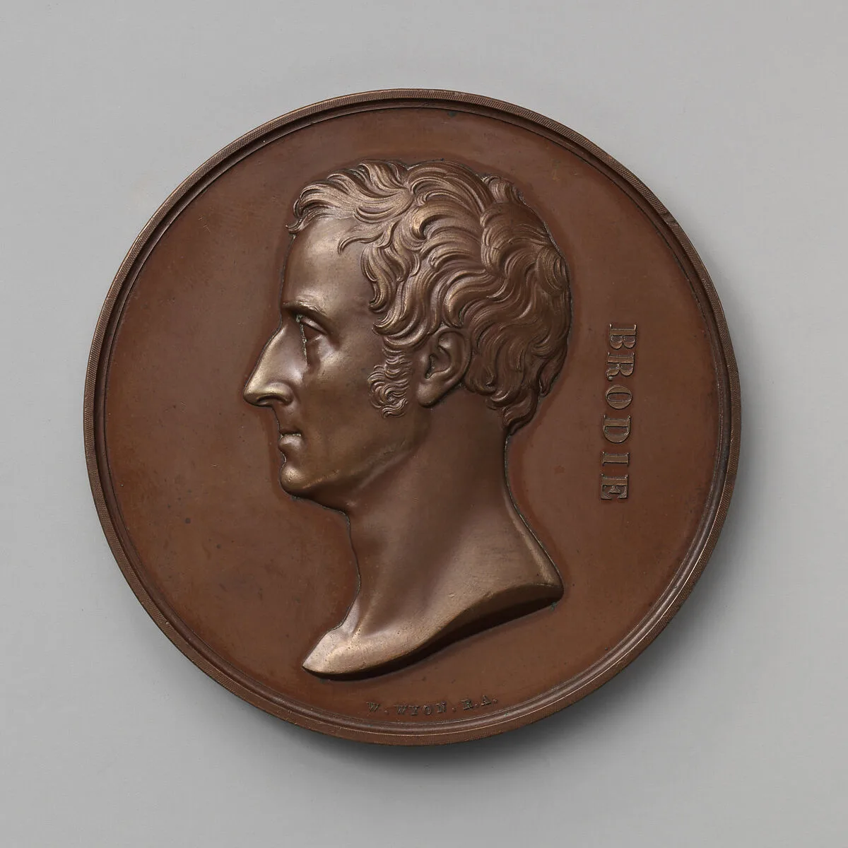 In Honor of the Surgical and Pathological Discoveries of Sir Benjamin Collins Brodie, Bart., Sergeant-Surgeon to George IV, William IV, and Victoria (1783–1862) — William Wyon