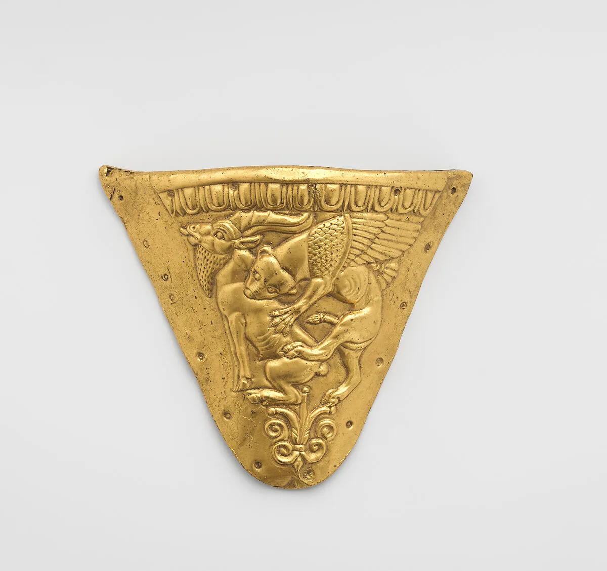 Reproduction of a Scythian plaque with animal combat — Unknown