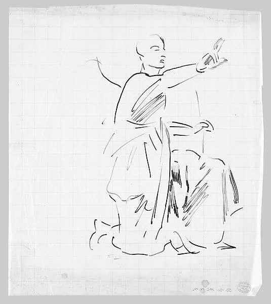 Angel, Study for "Annunciation" — John Singer Sargent