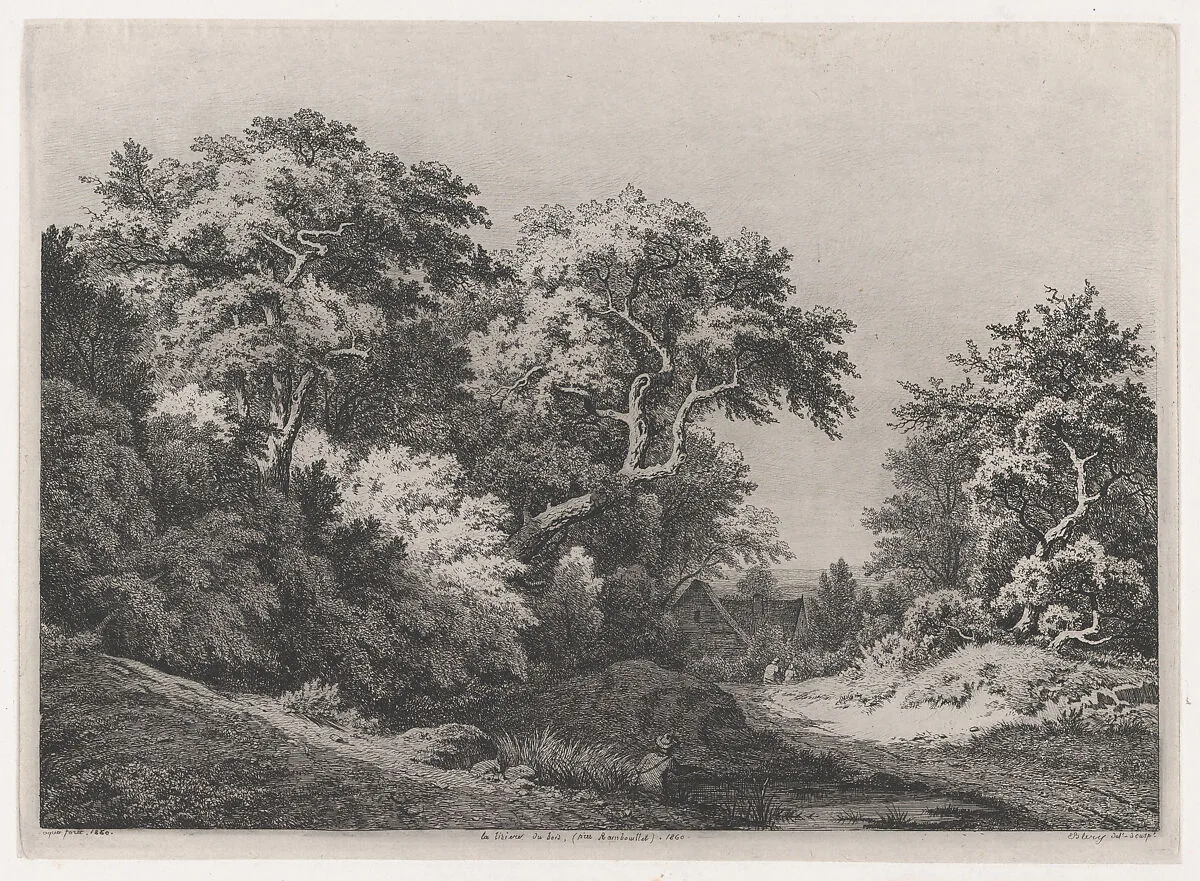 The Edge of the Woods, near Rambouillet — Eugène Stanislas Alexandre Bléry