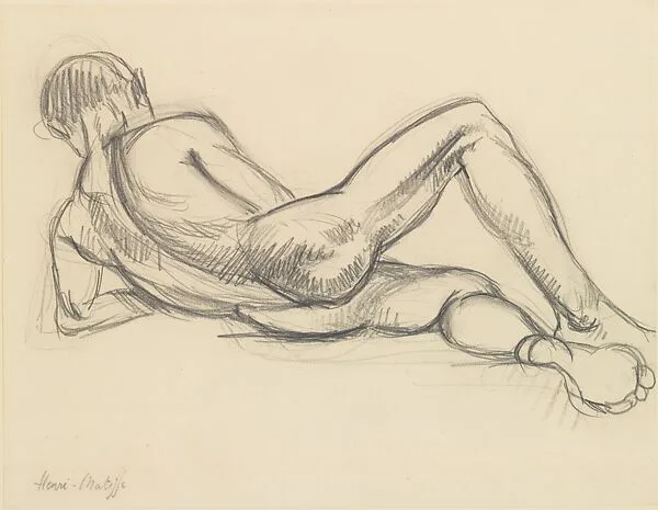 Reclining Male Nude — Henri Matisse