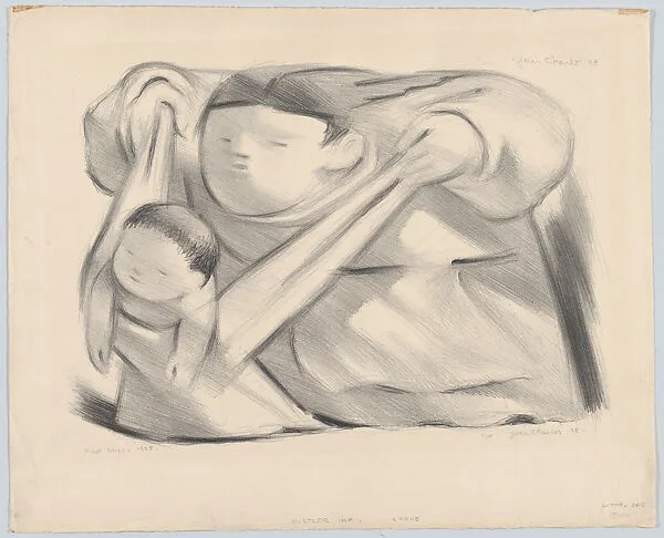 First Steps (to the left) — Kistler (Lynton R. and/or Will A.)|Jean Charlot