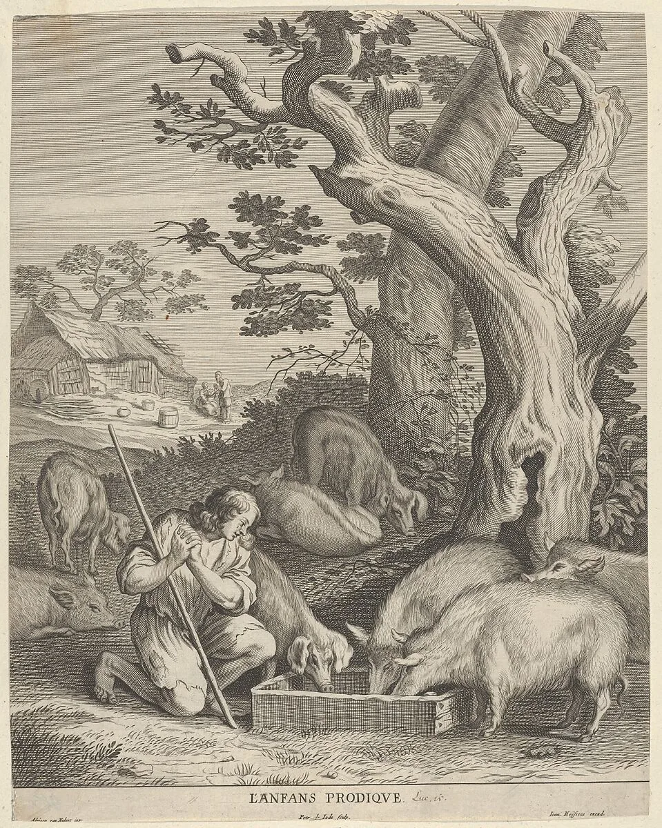 The Prodigal Son — Pieter de Jode II|Johannes Meyssens
