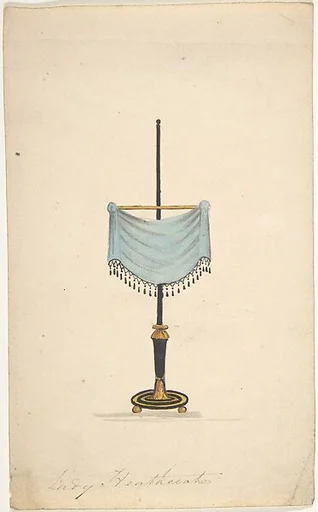 Design for a Firescreen, "for Lady Heathcote"