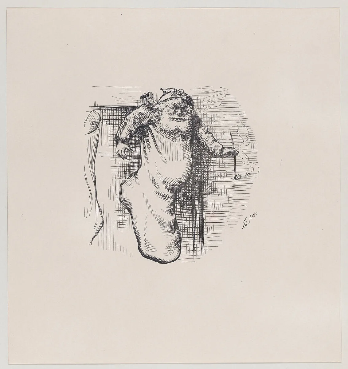 A Stocking Full (published in "Harper's Weekly," January 4, 1879) — Thomas Nast