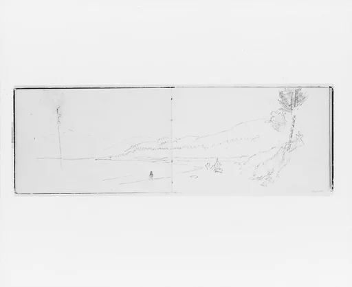 Landscape with Teepee and Totem (from Sketchbook X)