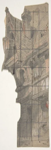 Design for a Stage Set at the Opéra, Paris