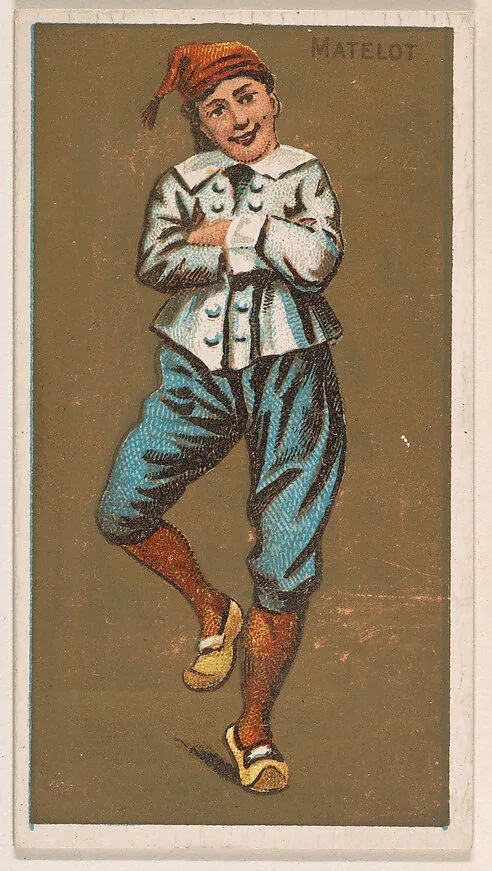 Matelot, from National Dances (N225, Type 1) issued by Kinney Bros. — Kinney Brothers Tobacco Company