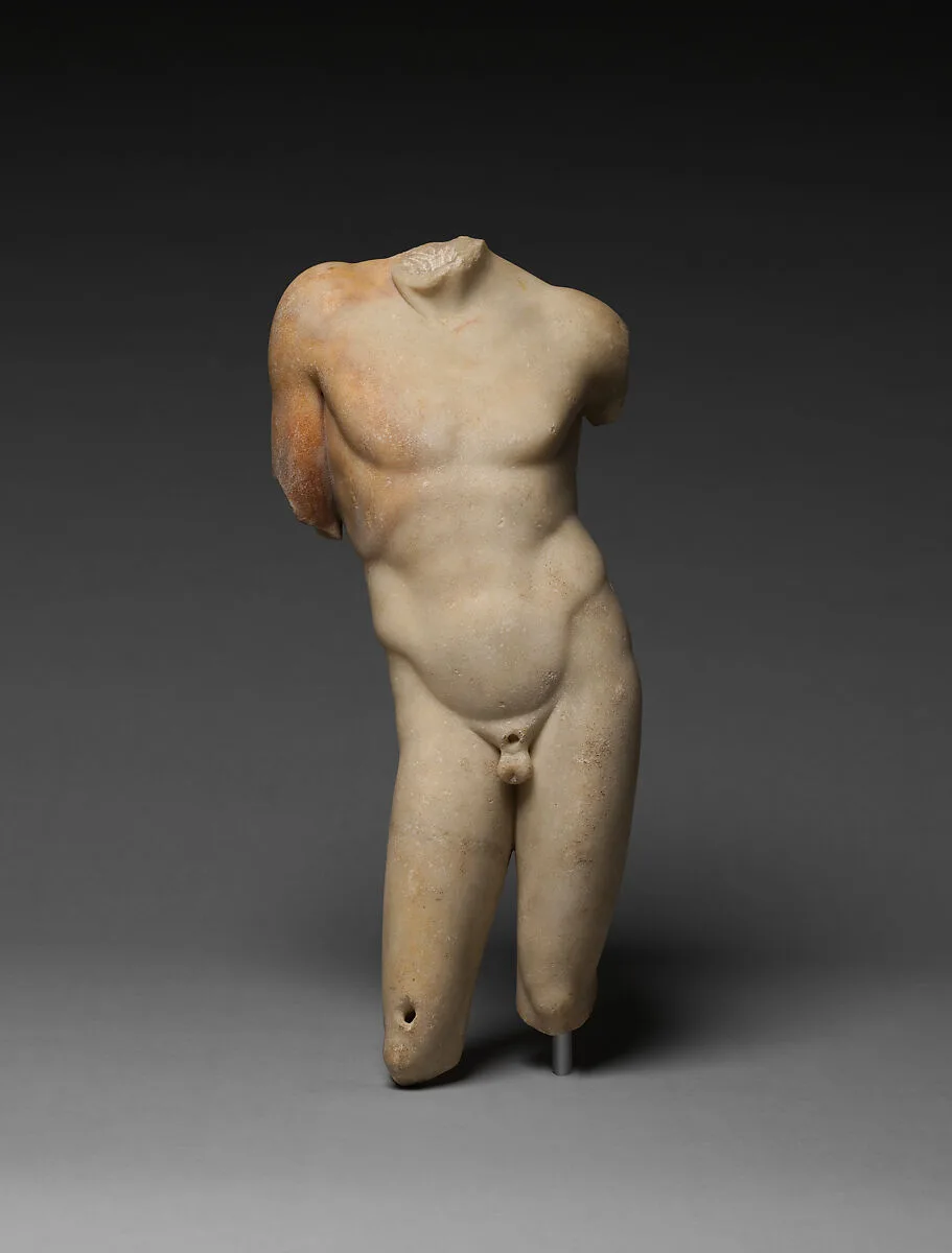 Marble torso of a boy — Unknown
