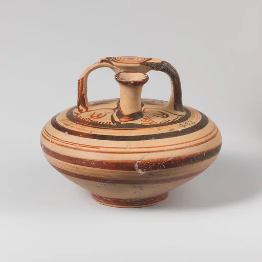 Terracotta stirrup jar