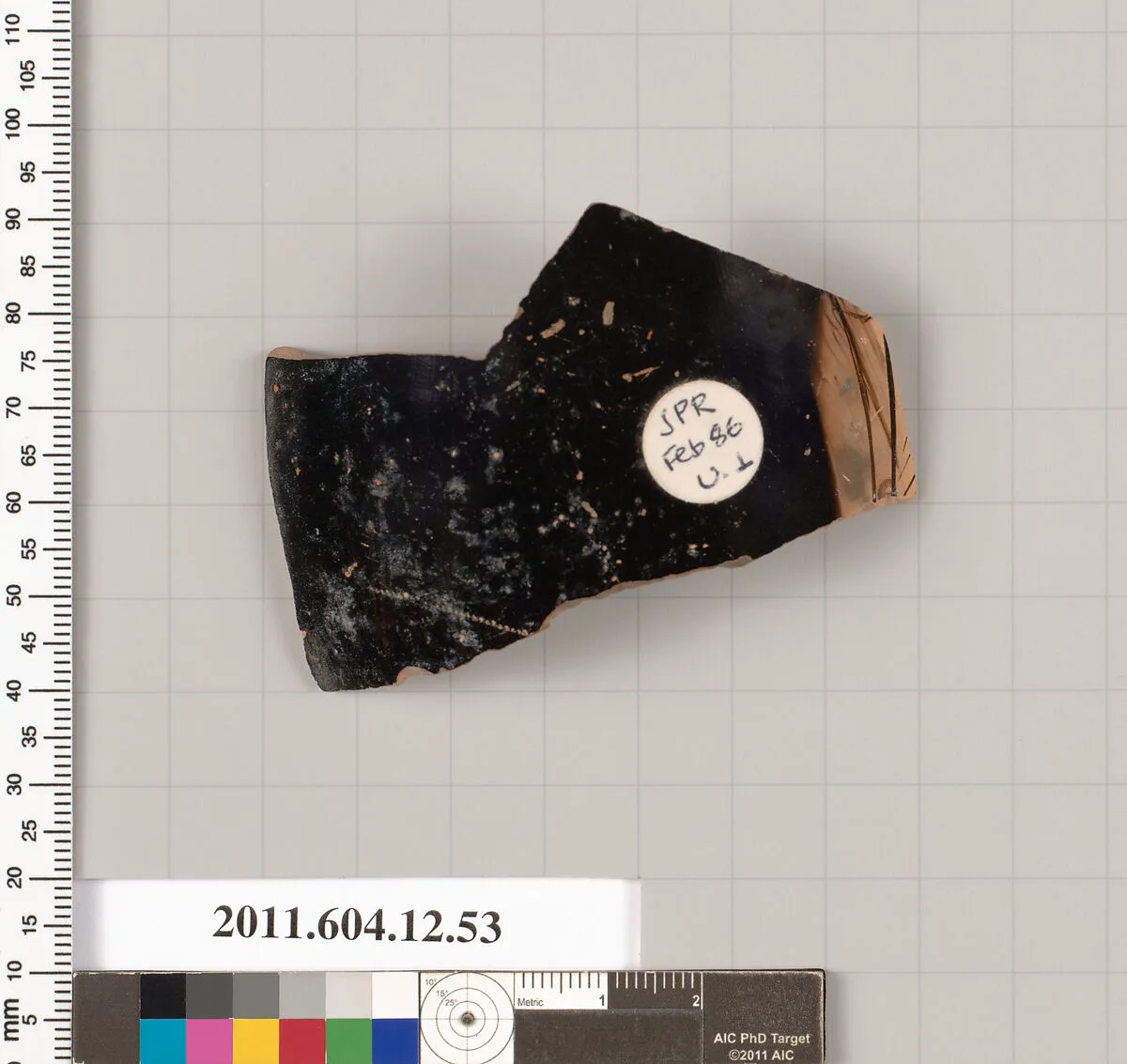 Terracotta fragment of a squat lekythos (oil flask)? — Unknown