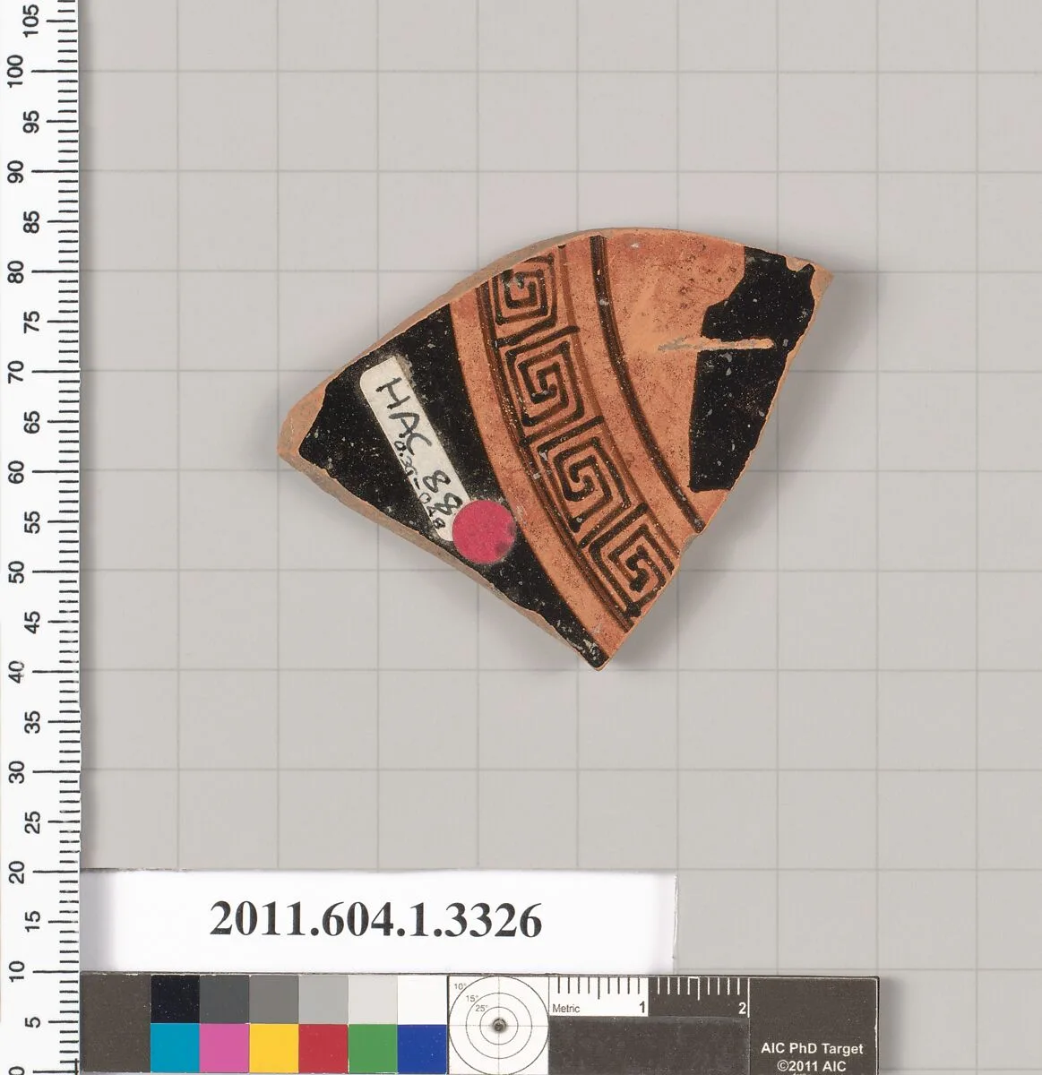 Terracotta fragment of a kylix (drinking cup) — Unknown
