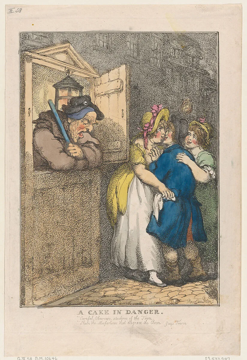 A Cake in Danger — John Gay|Thomas Rowlandson