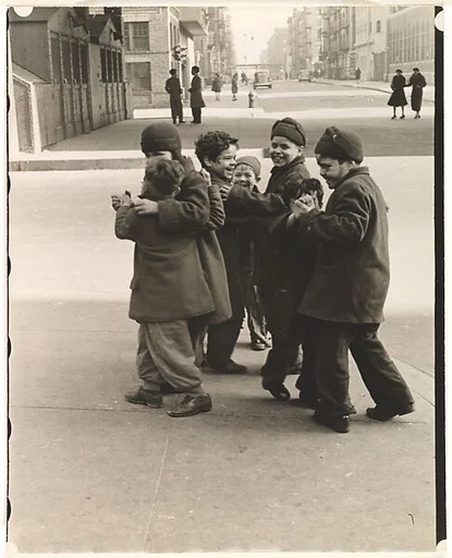 [Thanksgiving, Boys Dancing, New York]