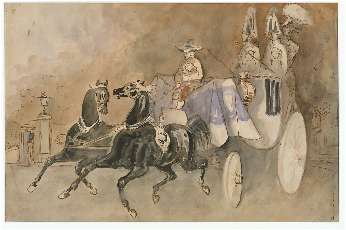 A Carriage in London — Constantin Guys