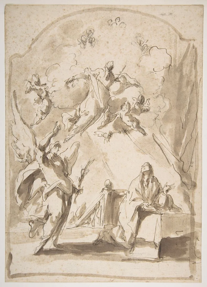 The Annunciation — Giovanni Antonio Pellegrini