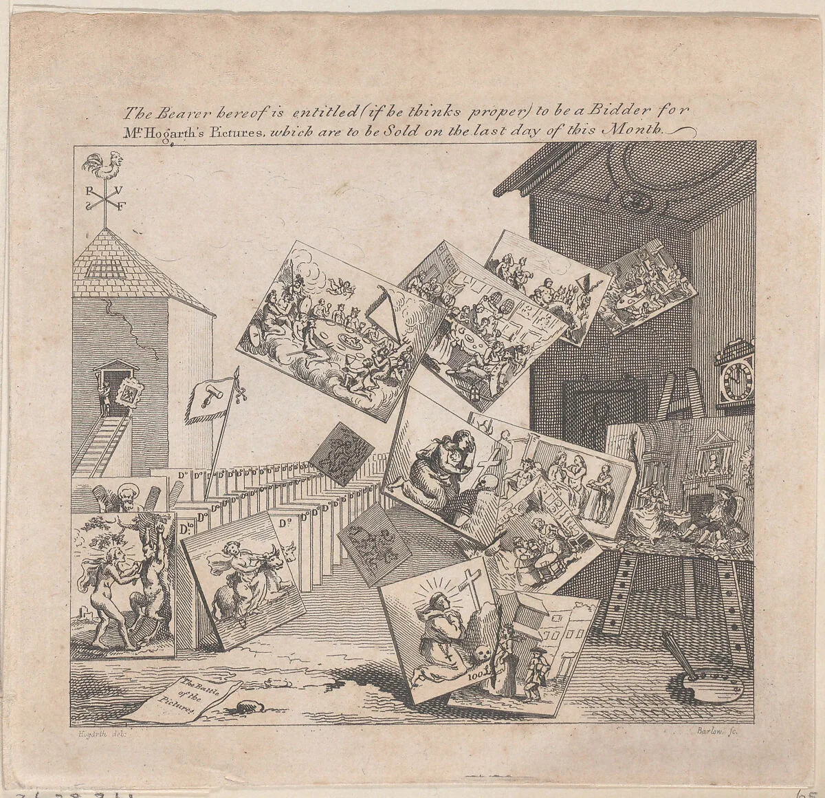 The Battle of the Pictures — Barlow|William Hogarth