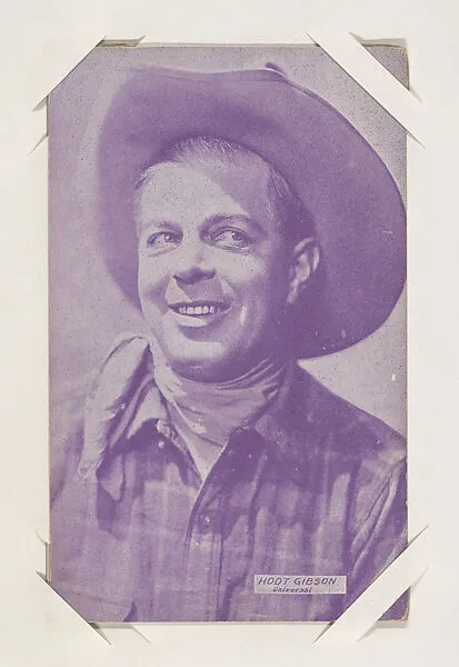 Hoot Gibson from Western Stars or Scenes Exhibit Cards series (W412) — Unknown