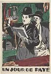 Design for a Poster for the Film "Pay Day" by Charlie Chaplin — René van Ginderk (?)