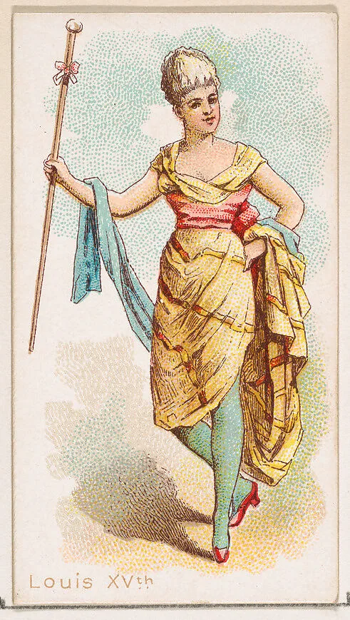 Louis XVth Dancer, from the Dancing Women series (N186) issued by Wm. S. Kimball & Co. — William S. Kimball & Company