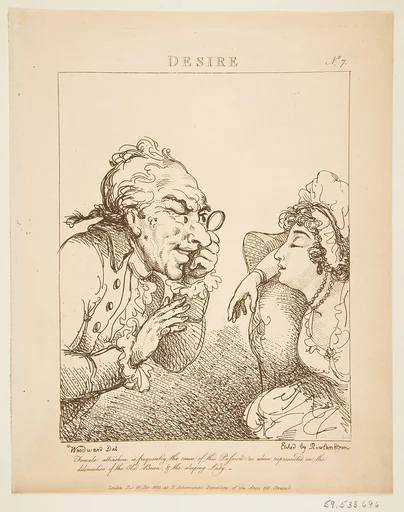 Desire (Le Brun Travested, or Caricatures of the Passions)