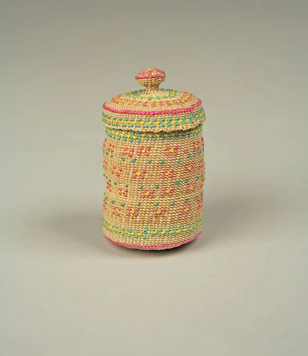 Miniature Lidded Basket