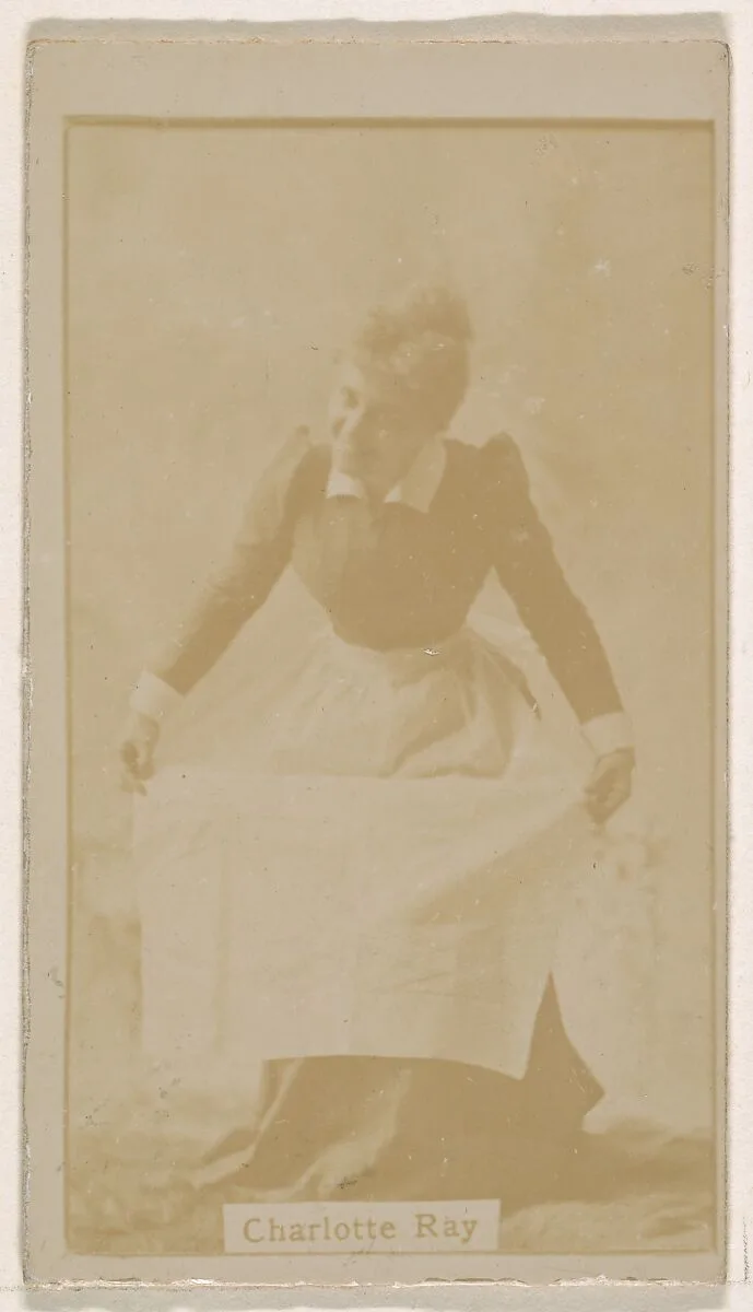 Charlotte Ray, from the Actresses series (N245) issued by Kinney Brothers to promote Sweet Caporal Cigarettes — Kinney Brothers Tobacco Company