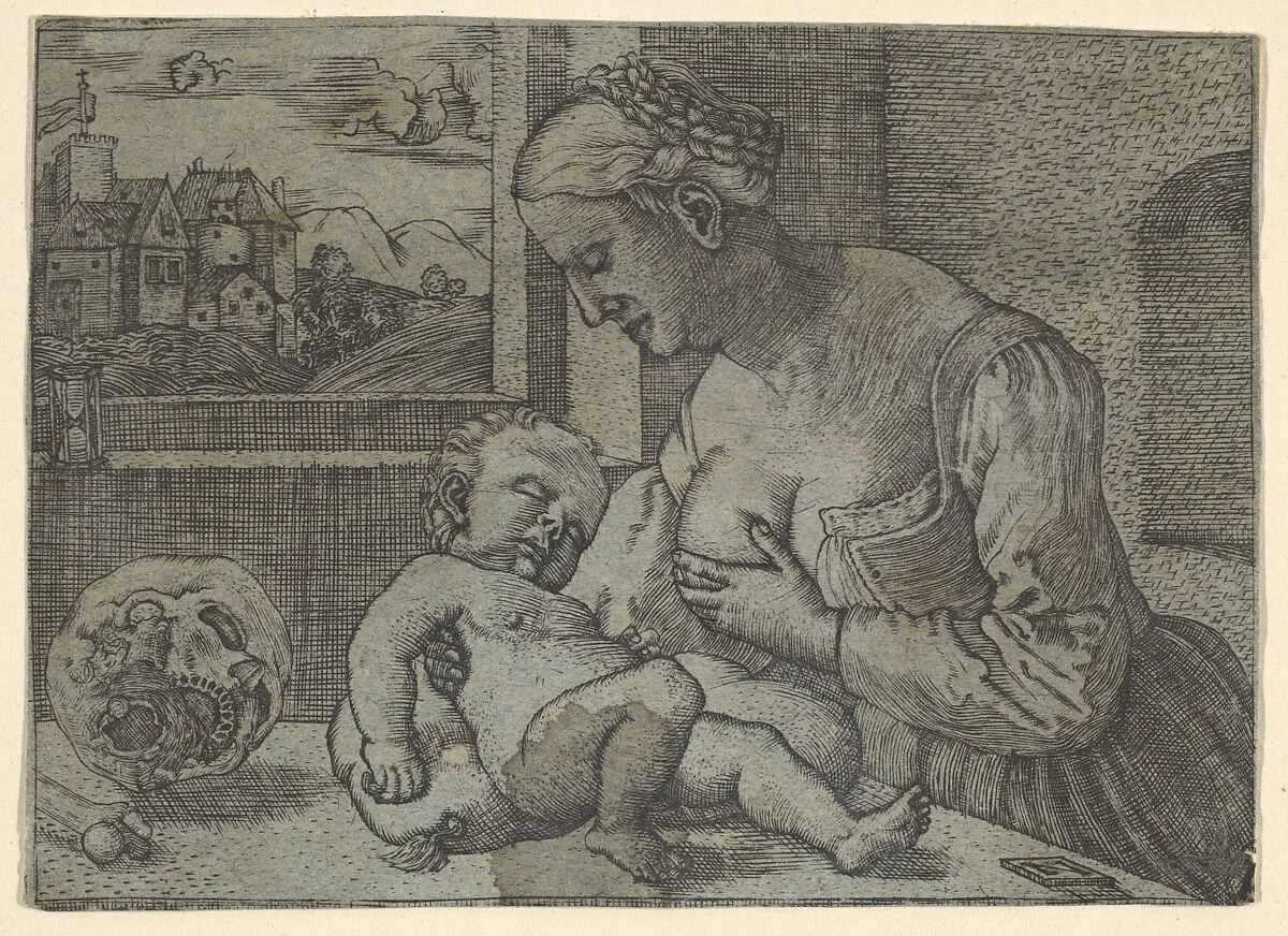 The Virgin and Child with the Skull (copy) — Barthel Beham|Nikolaus Wilborn