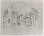 Le Château de Biron, vu de la cour Interieure, Côté Sud — Jacqueline Copper-Royer