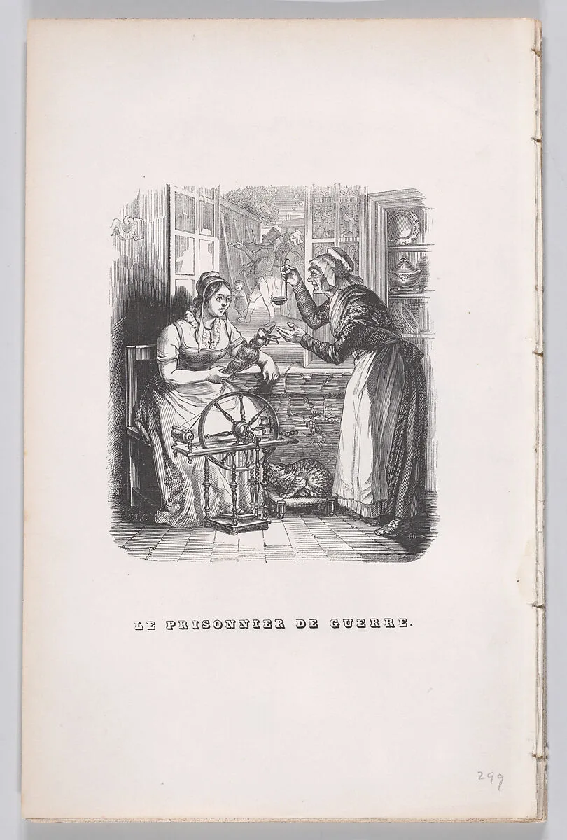 "The Prisonner of War" from The Complete Works of Béranger — Pierre Jean de Béranger|J. J. Grandville|Fournier & Perrotin