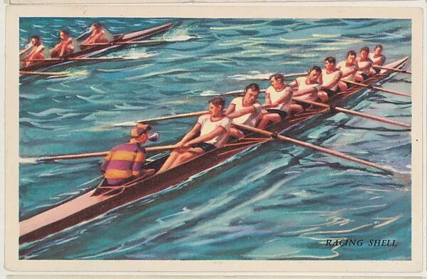 Racing Shell, bakery card from the Speed Pictures series (D39-8), issued by Bell Bakeries, Inc. — Bell Bakeries, Inc.