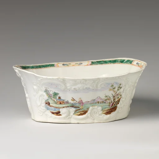 Oval potting pan