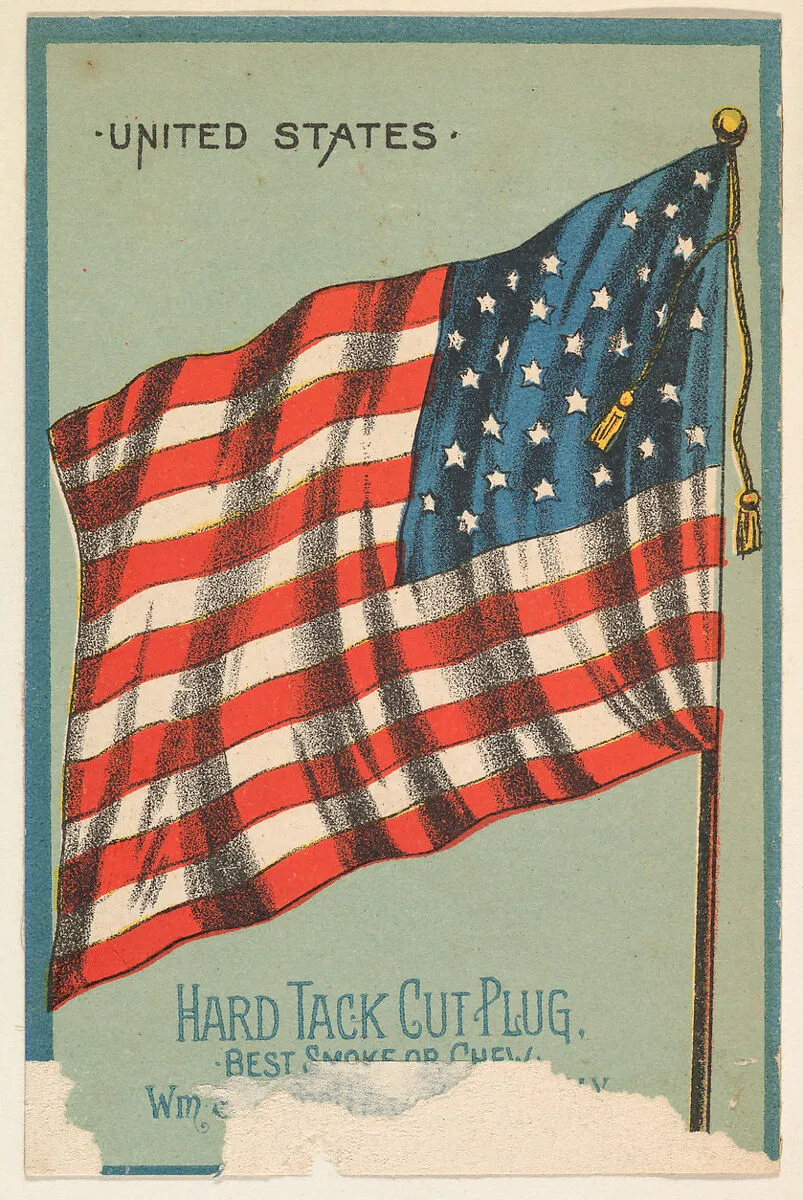 United States, from the National Flags series (N195) issued by Wm. S. Kimball & Co. — William S. Kimball & Company