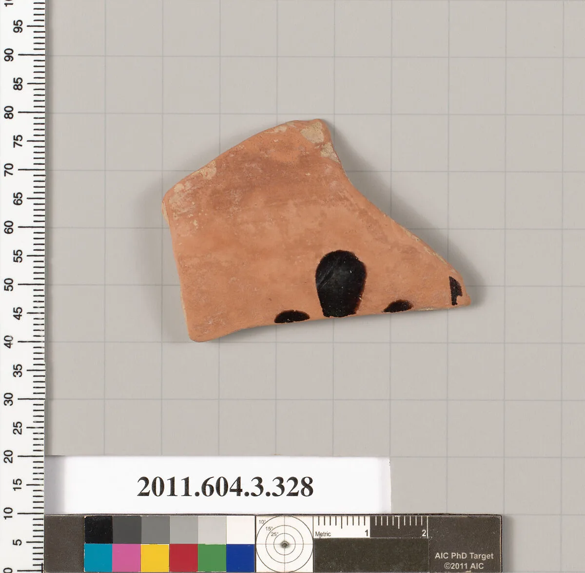 Terracotta fragment of a neck-amphora (jar) — Unknown