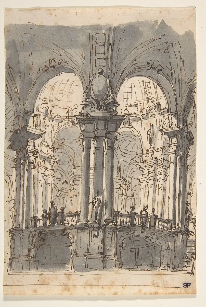 Design for Stage Set — Giovanni Battista Natali III