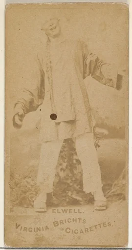 Elwell, from the Actors and Actresses series (N45, Type 1) for Virginia Brights Cigarettes