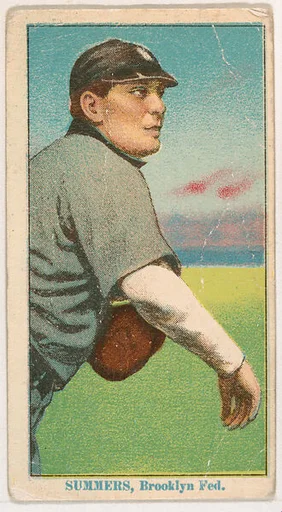 Ed Summers, Brooklyn, from Coupon Cigarettes Baseball Issue, 1914-1916