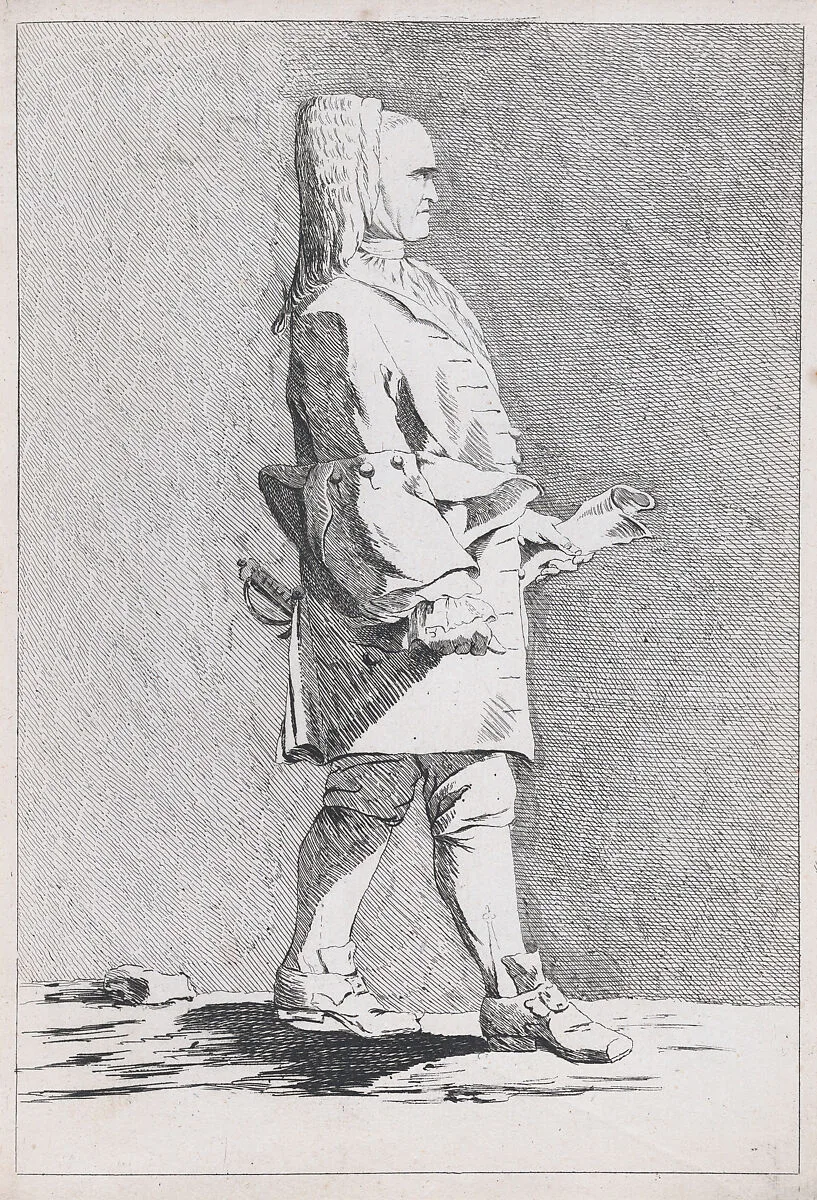 Antoine Deriset, pl. III from "Recueil de caricatures" — Ange-Laurent de La Live de Jully|Jacques François Joseph Saly