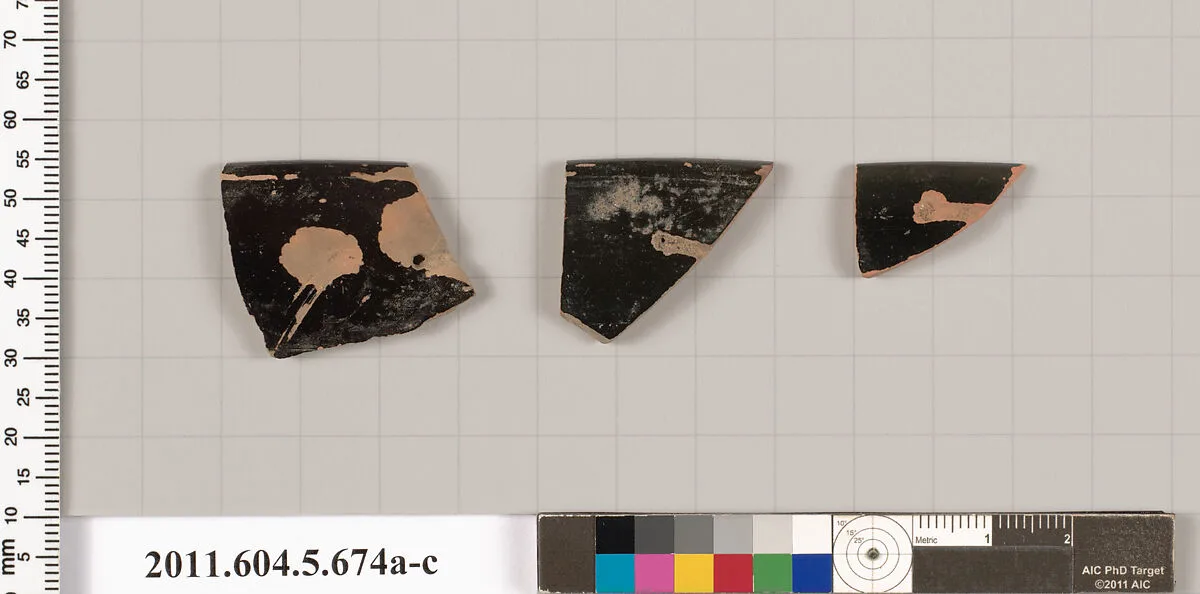Terracotta rim fragments of kylikes (drinking cups) — Unknown