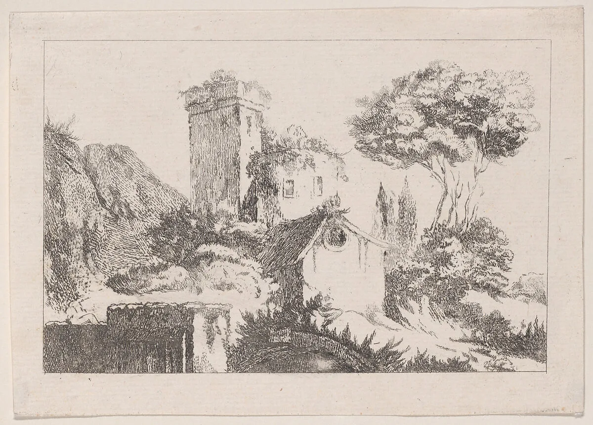 Rustic Landscape — Louis Philippe Joseph, duc de Chartres
