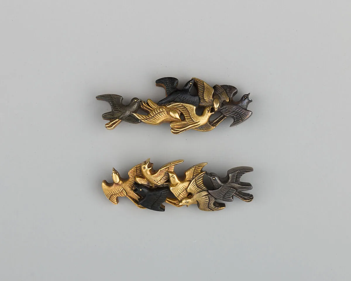 Pair of Sword-Grip Ornaments (Menuki) — Unknown