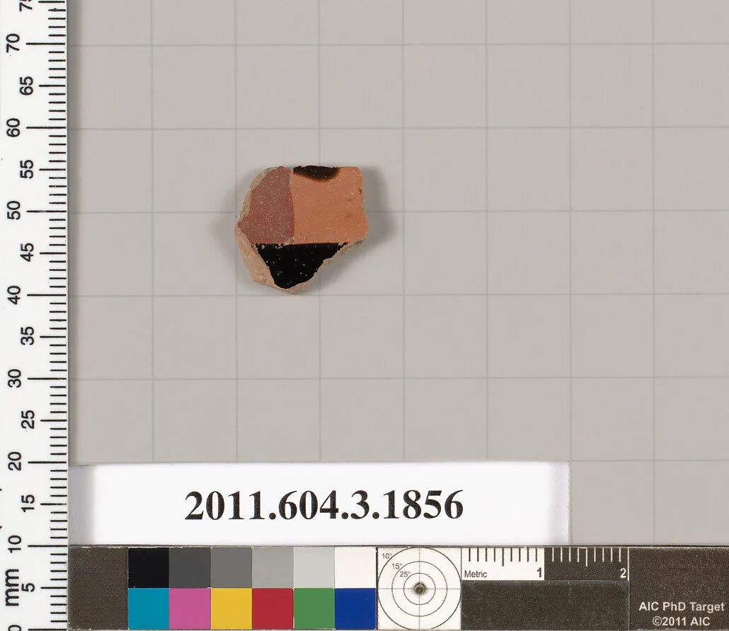 Terracotta fragment of a kylix: Lip cup (drinking cup) — Unknown