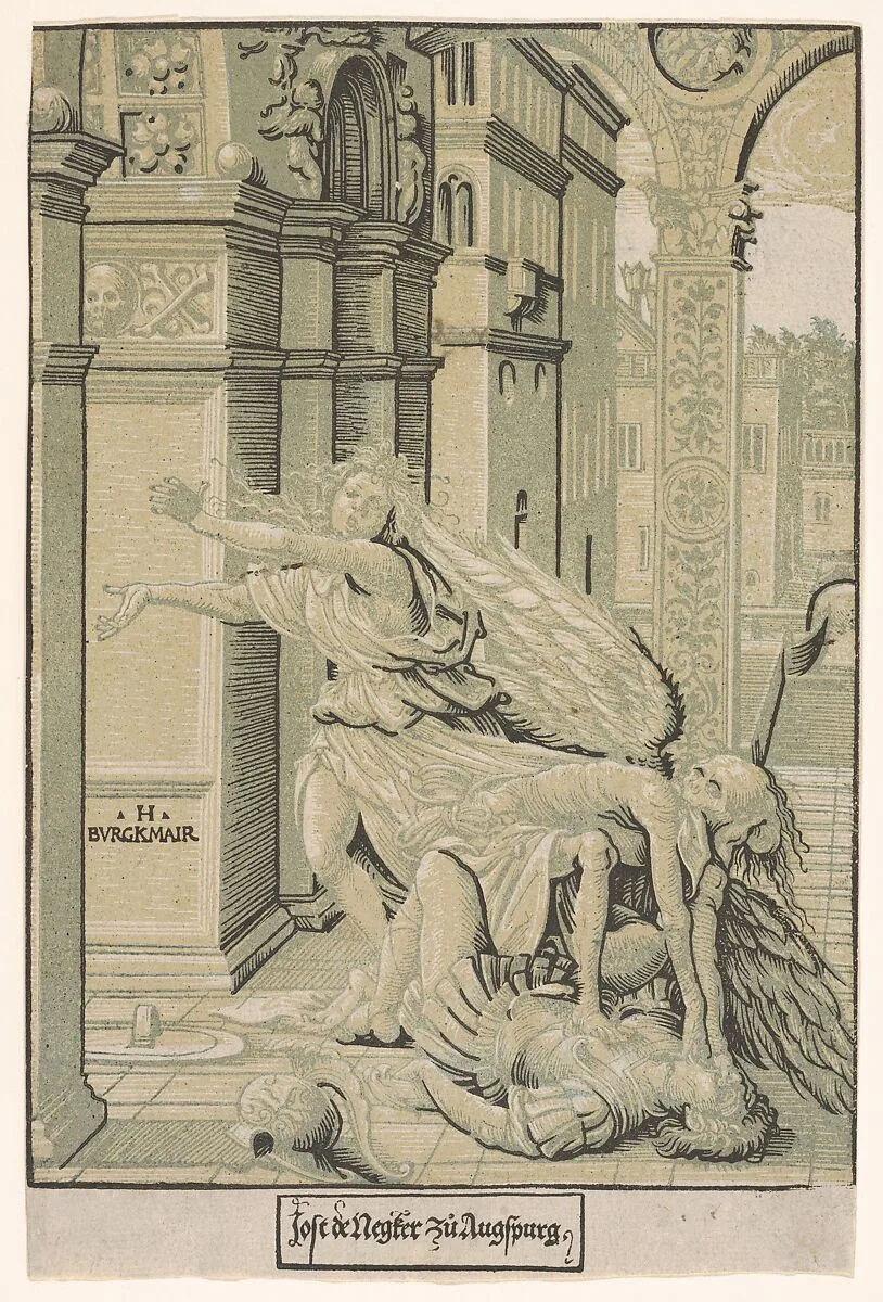 Lovers Surprised by Death — Hans Burgkmair|Jost de Negker