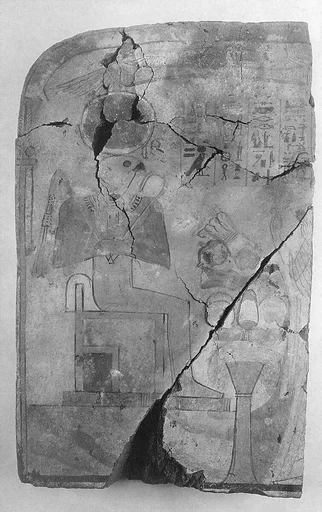 Stela with a seated figure of Re-Harakhty