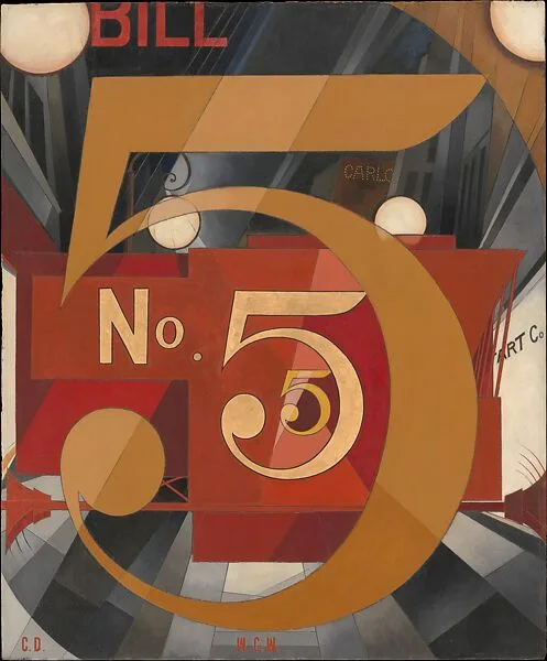 I Saw the Figure 5 in Gold — Charles Demuth