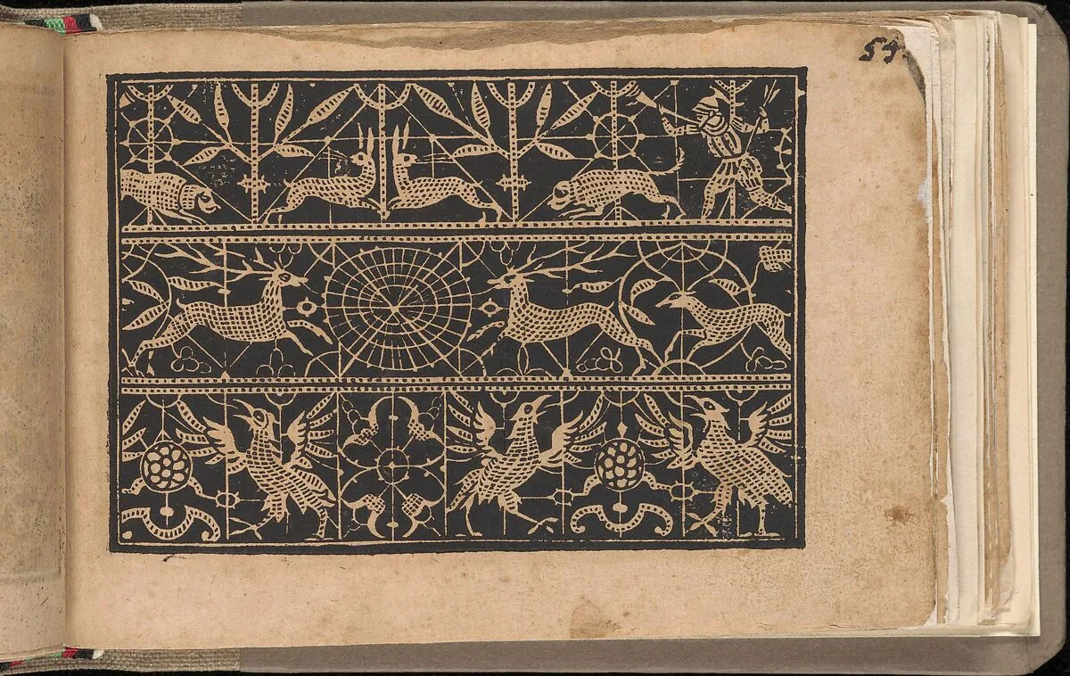 Schön newes Modelbuch (Page 54r) — Sigismundus Latomus