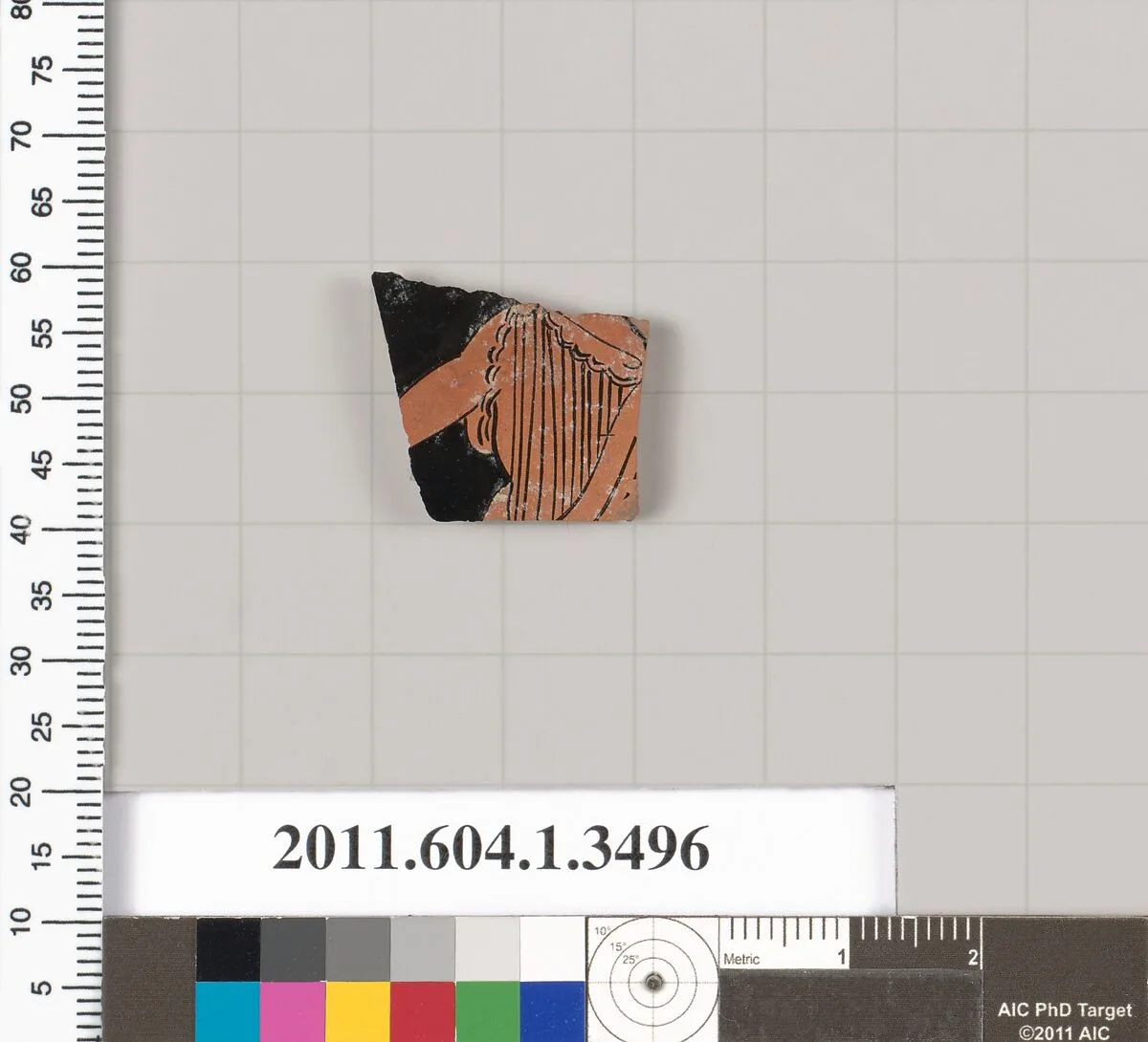 Terracotta fragment of a kylix (drinking cup) — Unknown