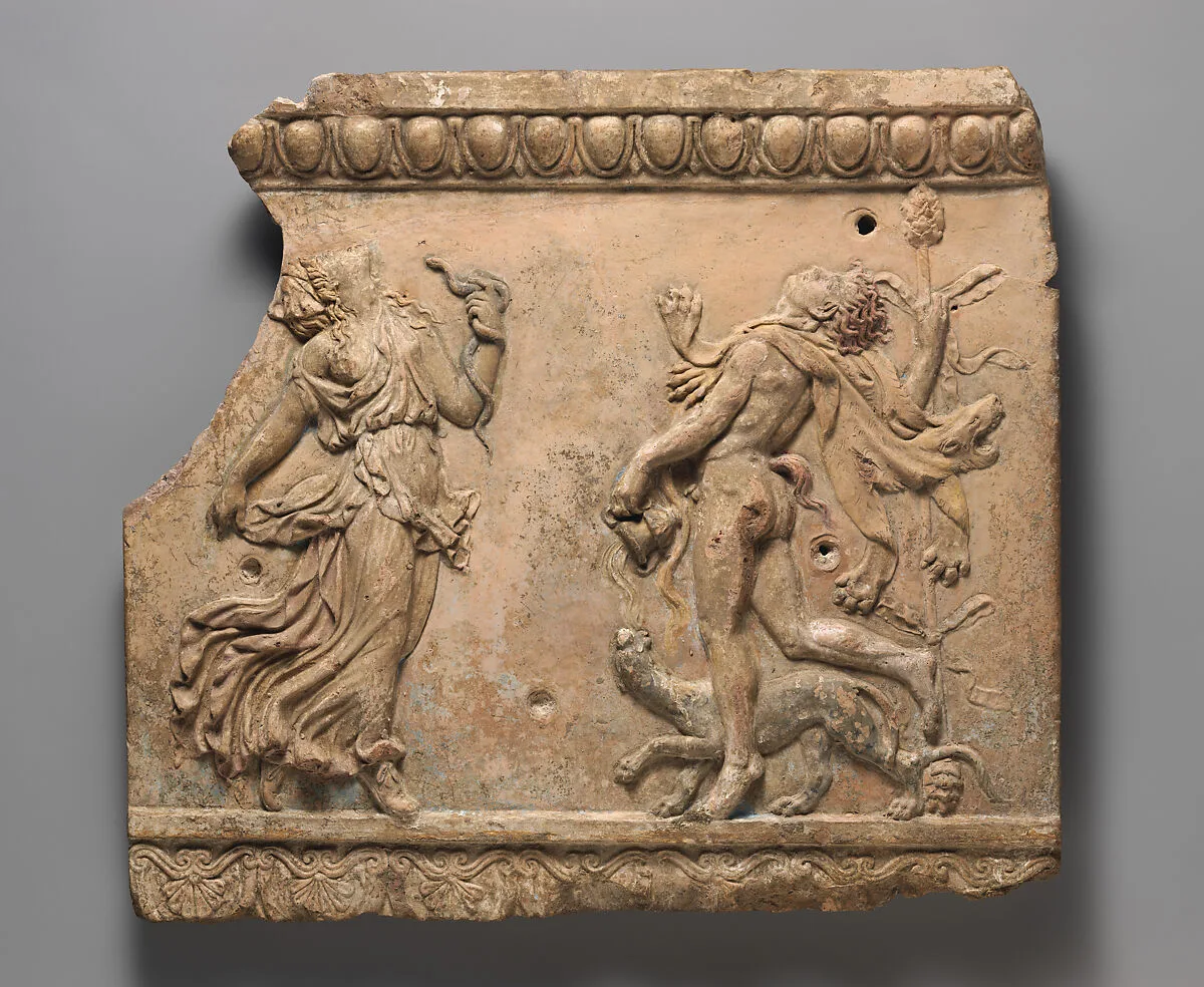 Terracotta plaque — Unknown