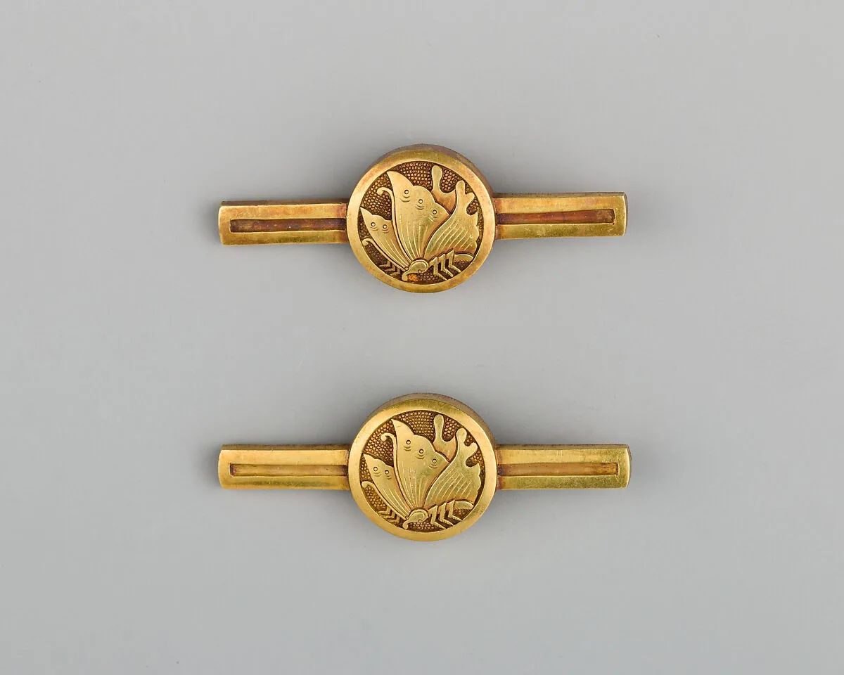 Pair of Sword-Grip Ornaments (Menuki) — Unknown